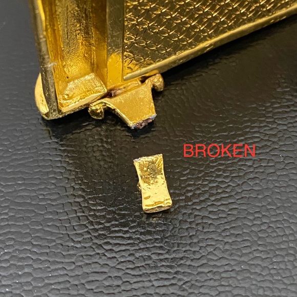 ⚜️CR⚜️Marked Black Grand Piano Enameled Trinket Box - Picture 15 of 15